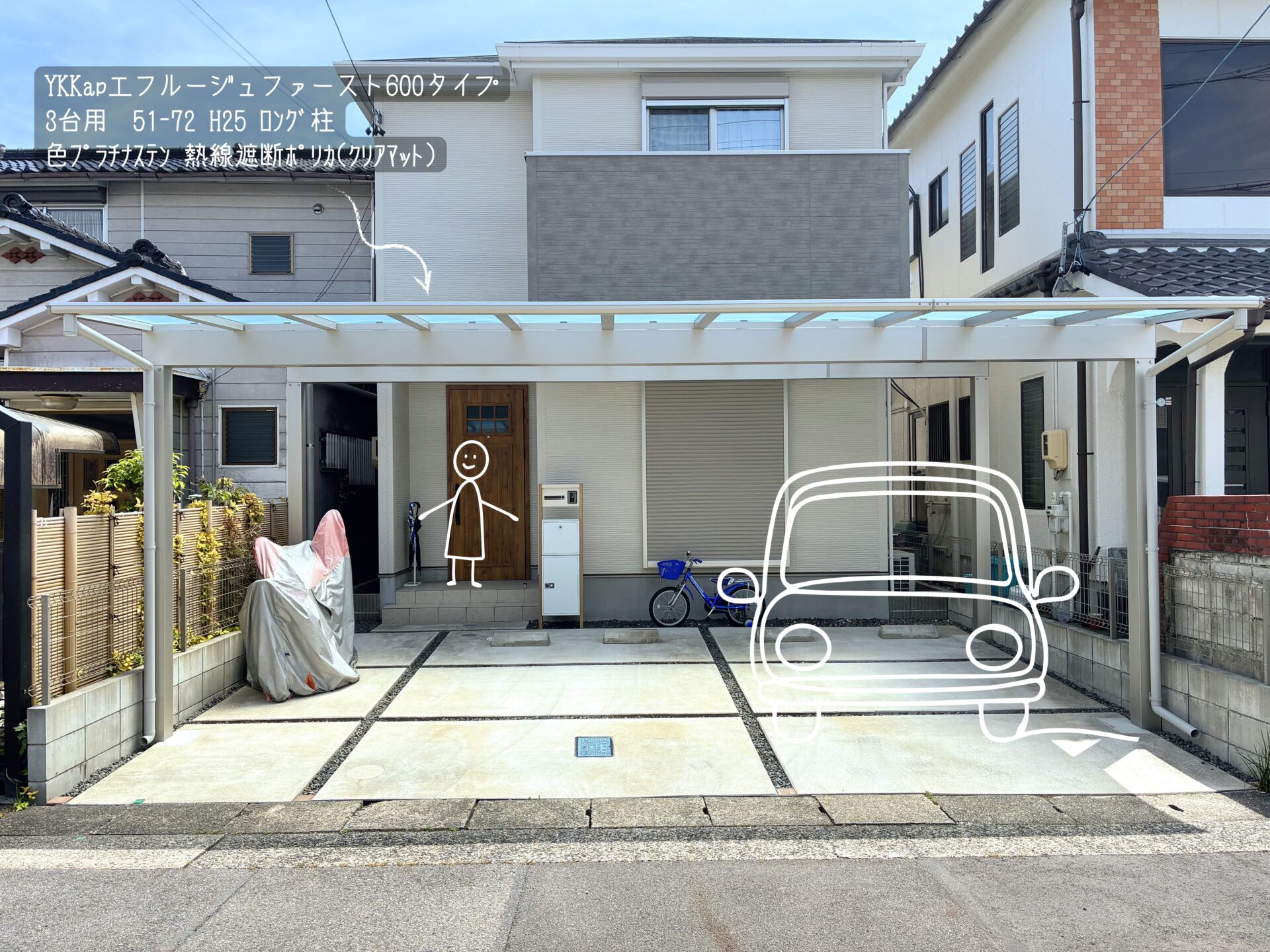 Ｓ様邸 カーポート工事｜春日井市